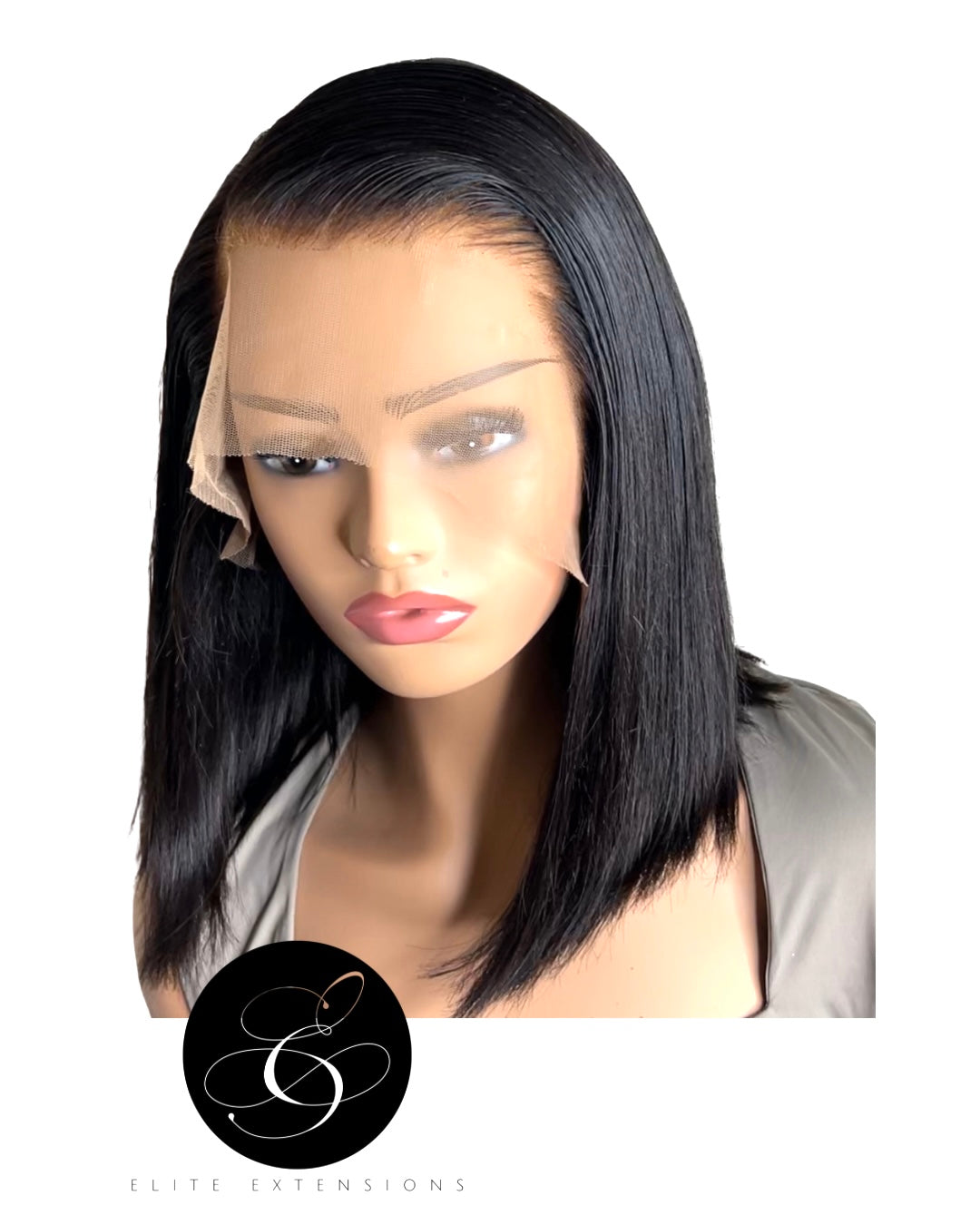 Frontal 10” 13x4 Bob Raw Human Hair Wig